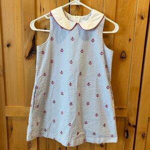 NWOT CPC Childrenswear Seersucker Embroidered Dress